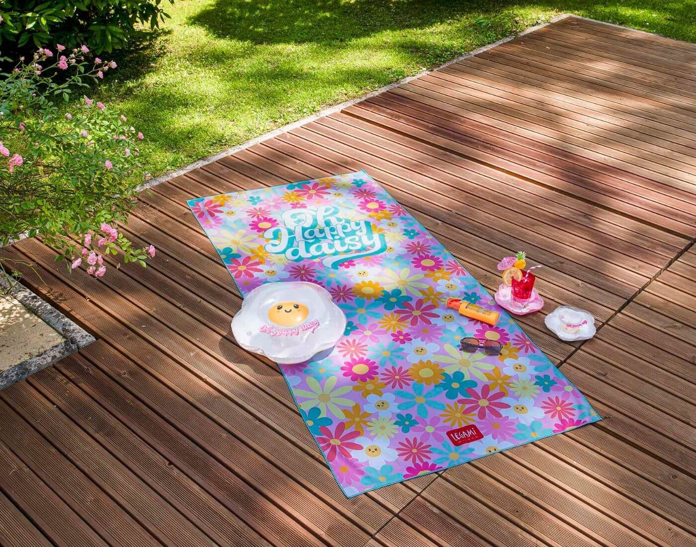 Legami Strandtuch Legami Mikrofaser-Strandtuch Daisy 85x180 cm