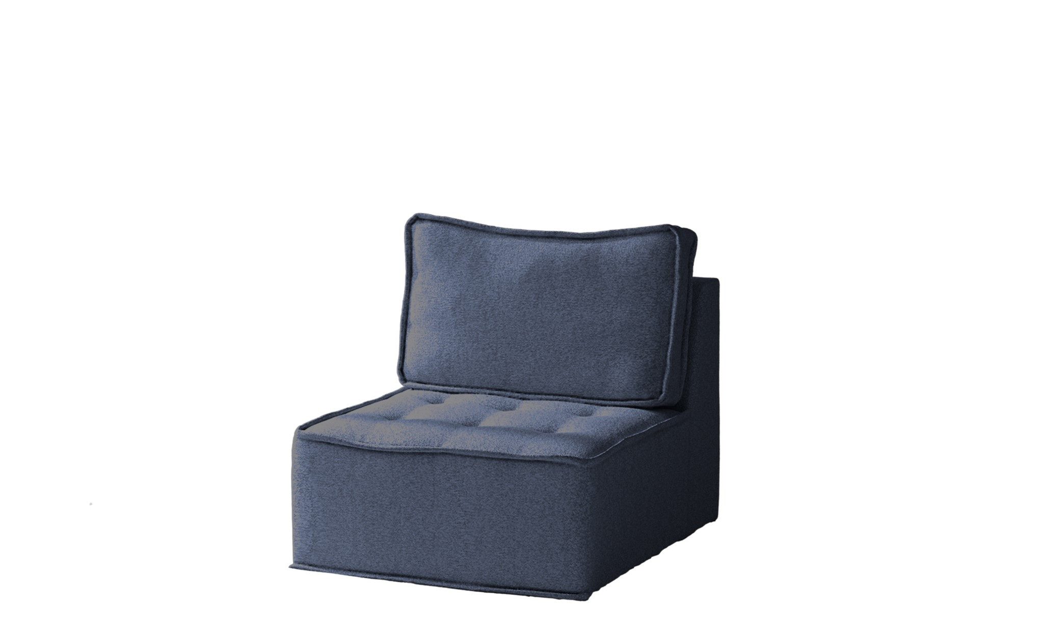 Fun Möbel Sessel Designersessel SANDE XS in Stoff (ohne Krokodil Verbinder), Rundumbezug