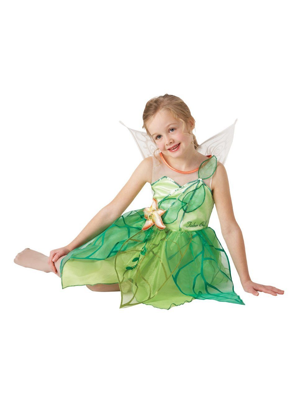 Rubie´s Kostüm Disney's Tinkerbell Kostümkleid für Kinder, Disneys Märchenfee im Blätterkleid