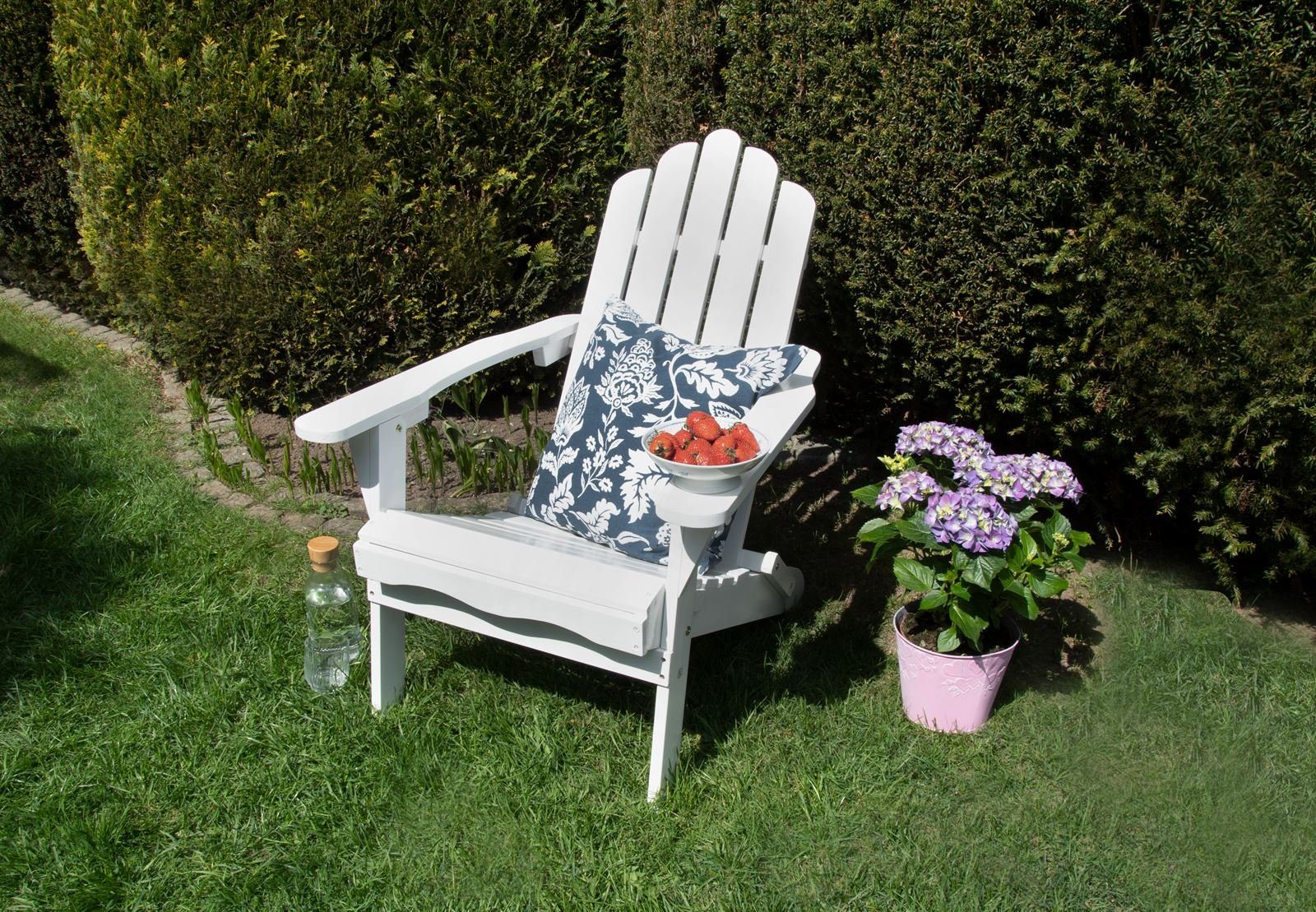 bellavista Home&Garden® Gartenstuhl bellavista Gartensessel Ben weiß