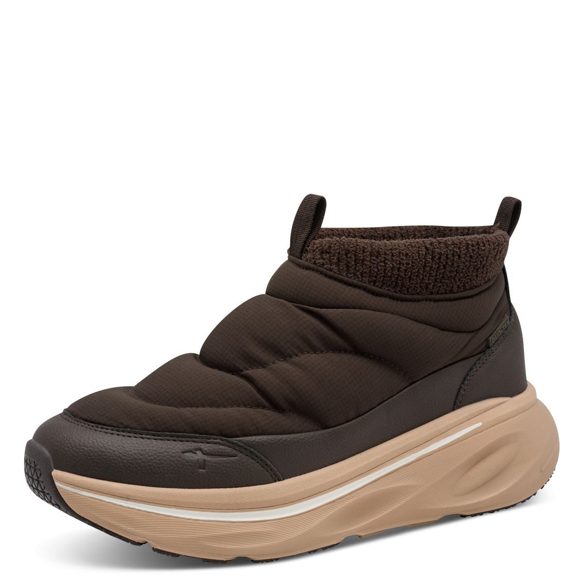 Tamaris 1-25813-47/304 Sneaker Sportlicher, wasserabweisender Damen-Boot mit OrthoLite-Fußbett