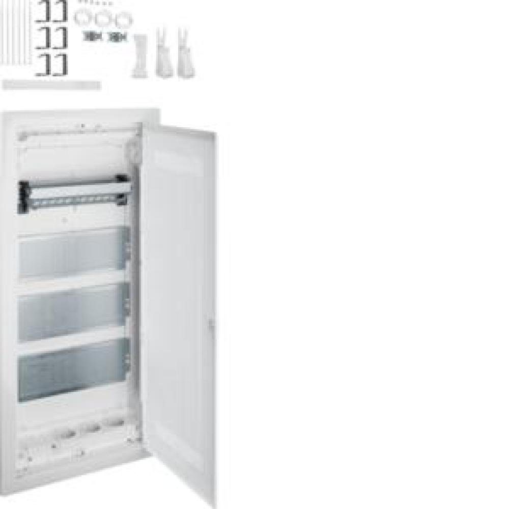 Verteiler Hager MM,volta,UPV,4reih,geschl.Kunststofftür VU48WWH