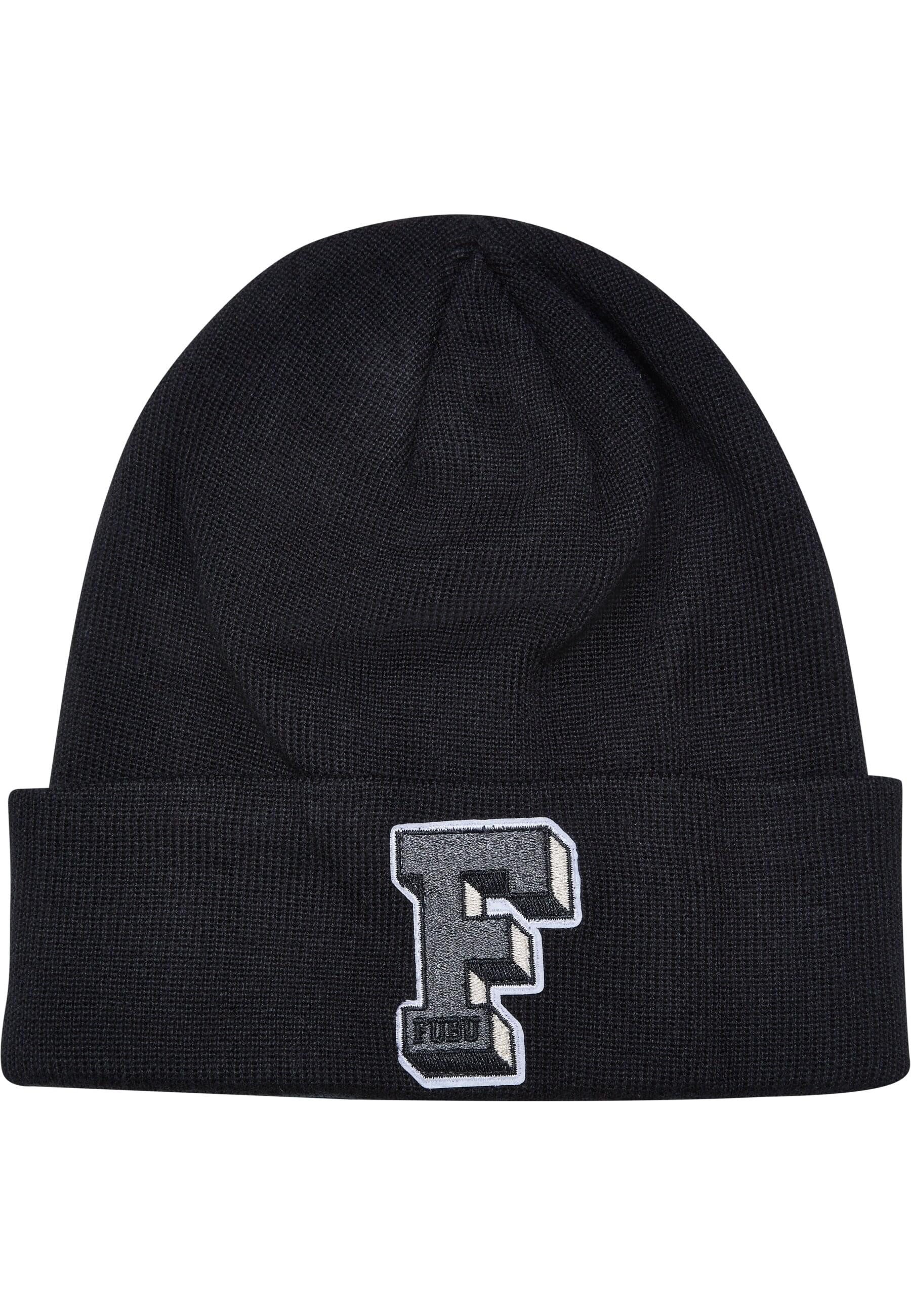 Fubu Beanie Fubu Аксессуары FA224-001-1 COLLEGE BEANIE BLACK/ANTHRA (1-St)