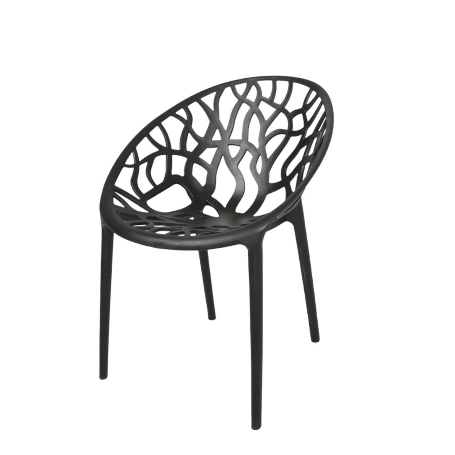BURI Gartenstuhl Design Gartenstuhl 80cm Stapelstuhl günstig online kaufen