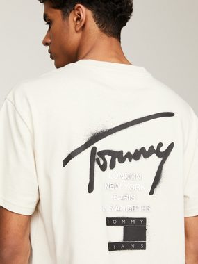 Tommy Jeans T-Shirt TJM REG GRAFFITI SIG TEE EXT mit Logoschriftzug
