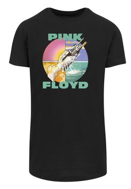 F4NT4STIC T-Shirt Long Cut T-Shirt Pink Floyd Wish You Were Here Rockband Print