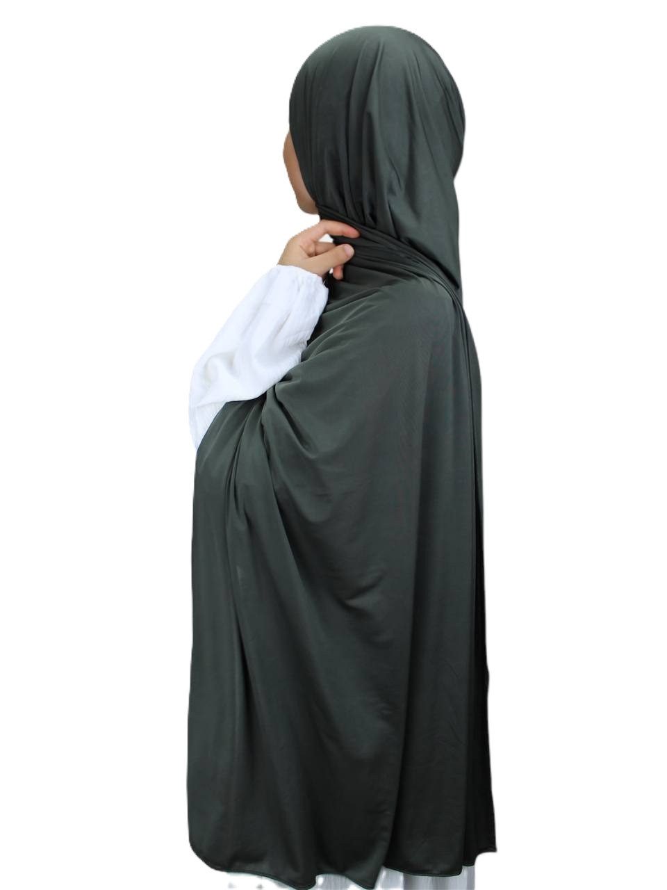 Aymasal Hijab Premium Liquid Hijab Scarf Kopftuch Khimar glänzend elegant Hochzeit (Einzelnes Kopftuch, Einzelstück) Premium Liquid Hijab Kopftuch Khimar
