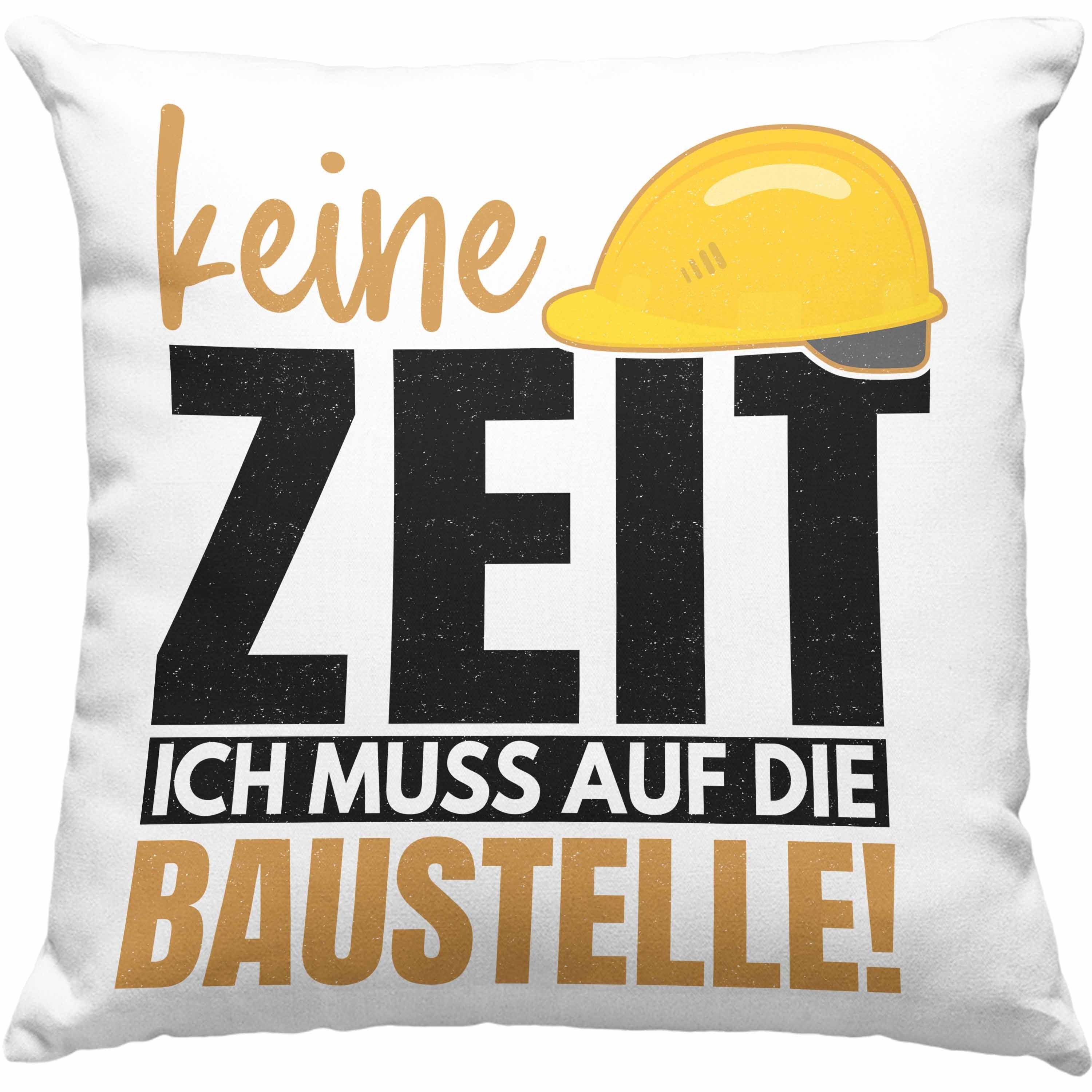 ᐅ Trendation Dekokissen Trendation Bauherr Geschenk Spruch Kissen