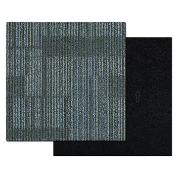 Teppichfliese Linz, Bodenschutz, Erhältlich in 6 Farben, 50 x 50 cm, casa pura, Quadratisch, Höhe: 6 mm, Selbstliegend, Gemustert