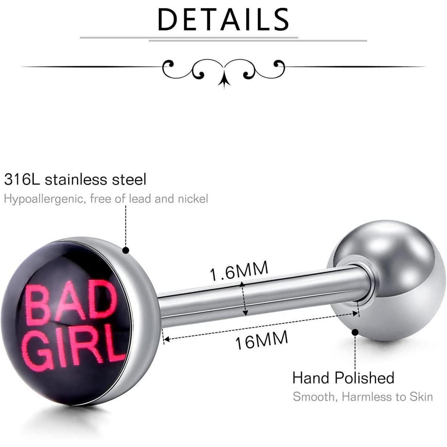 D.Bella Brustwarzenpiercing Zungenpiercing Set 55 Stück günstig online kaufen