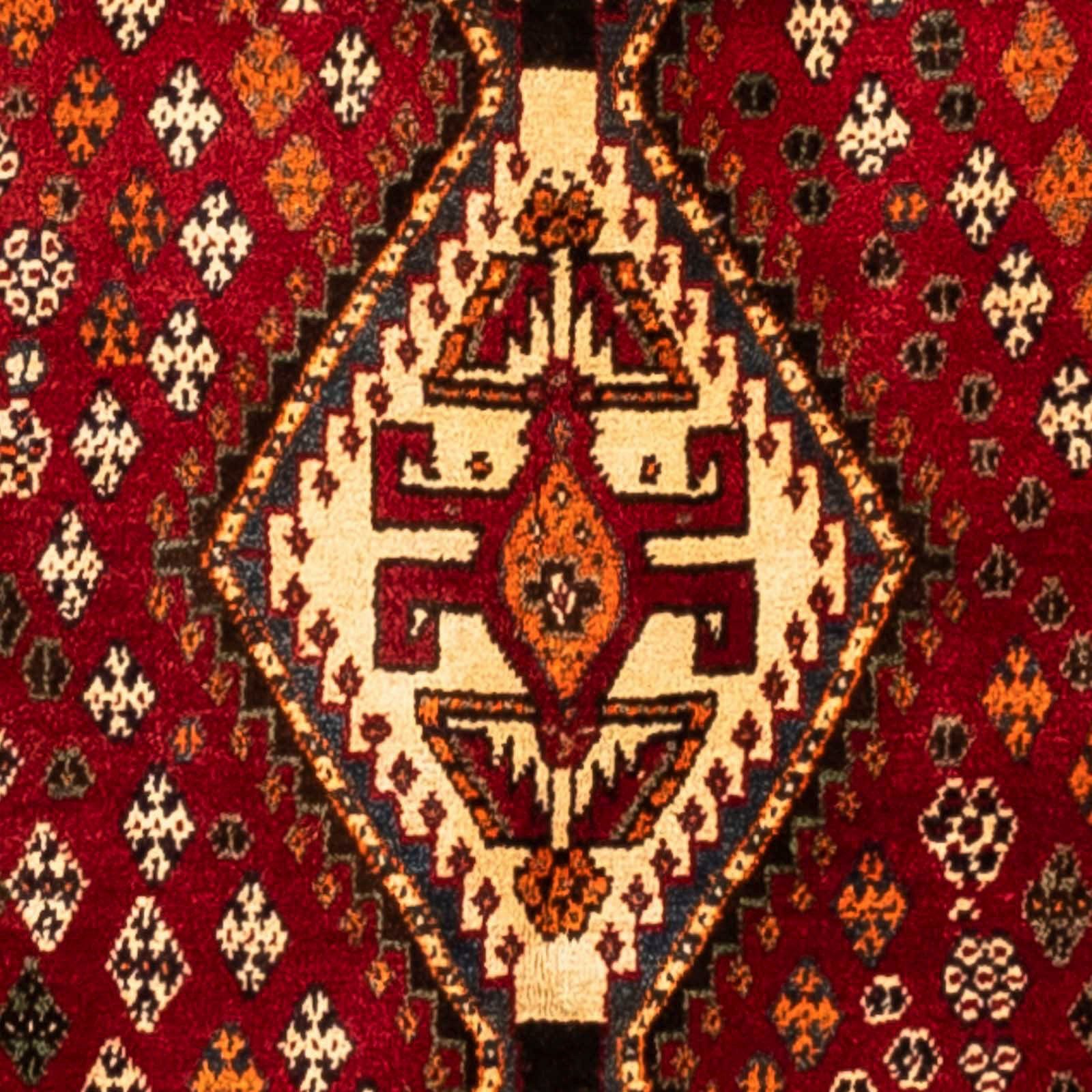 Medaillon Wollteppich x cm, 1 175 Shiraz Unikat rechteckig, morgenland, Zertifikat 270 mm, Höhe: mit