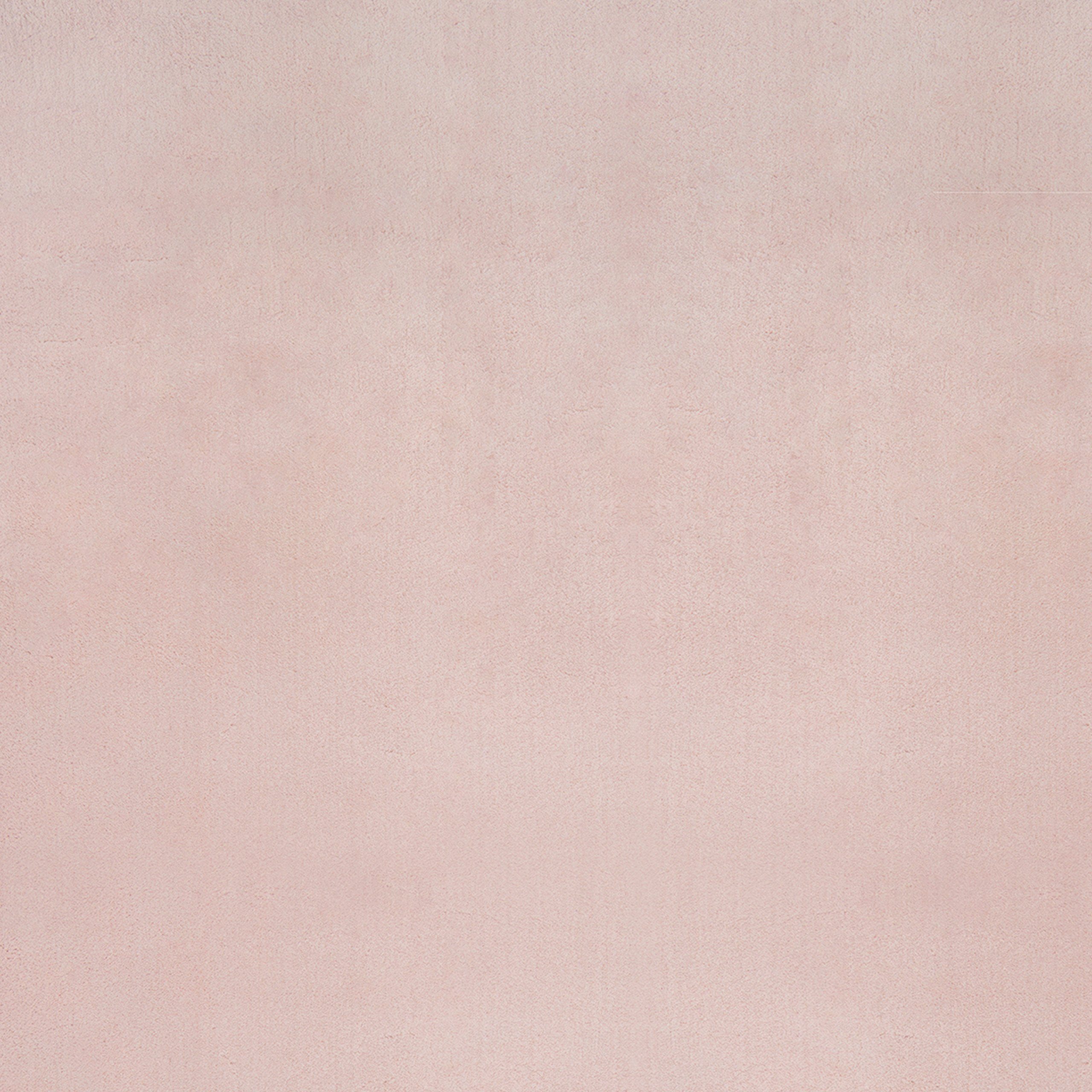 Carpetia Teppich Wohnzimmer Teppich in Blush - Komfort mit flauschigem Uni günstig online kaufen