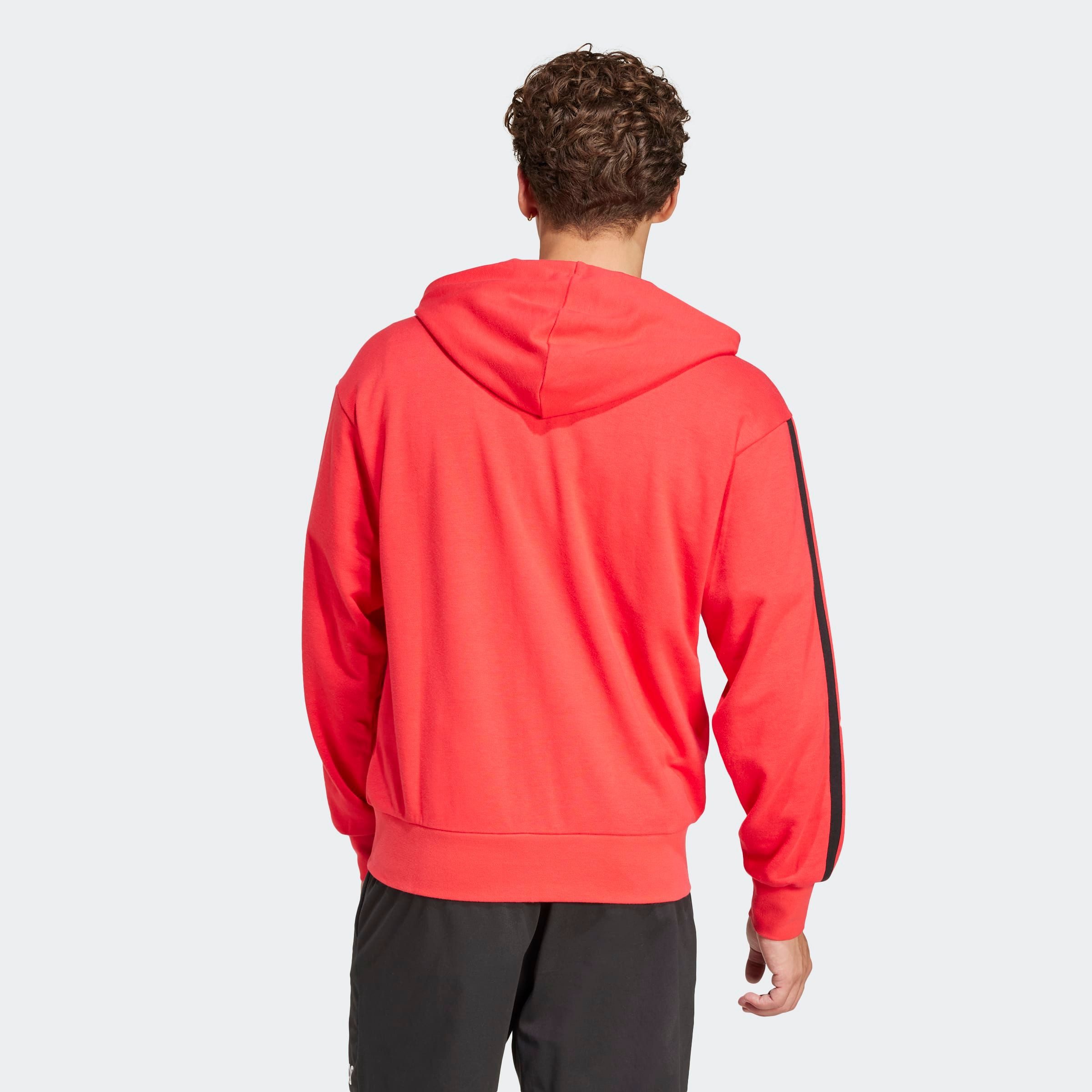 adidas Sportswear Kapuzensweatshirt ESSENTIALS 3-STREIFEN FRENCH TERRY