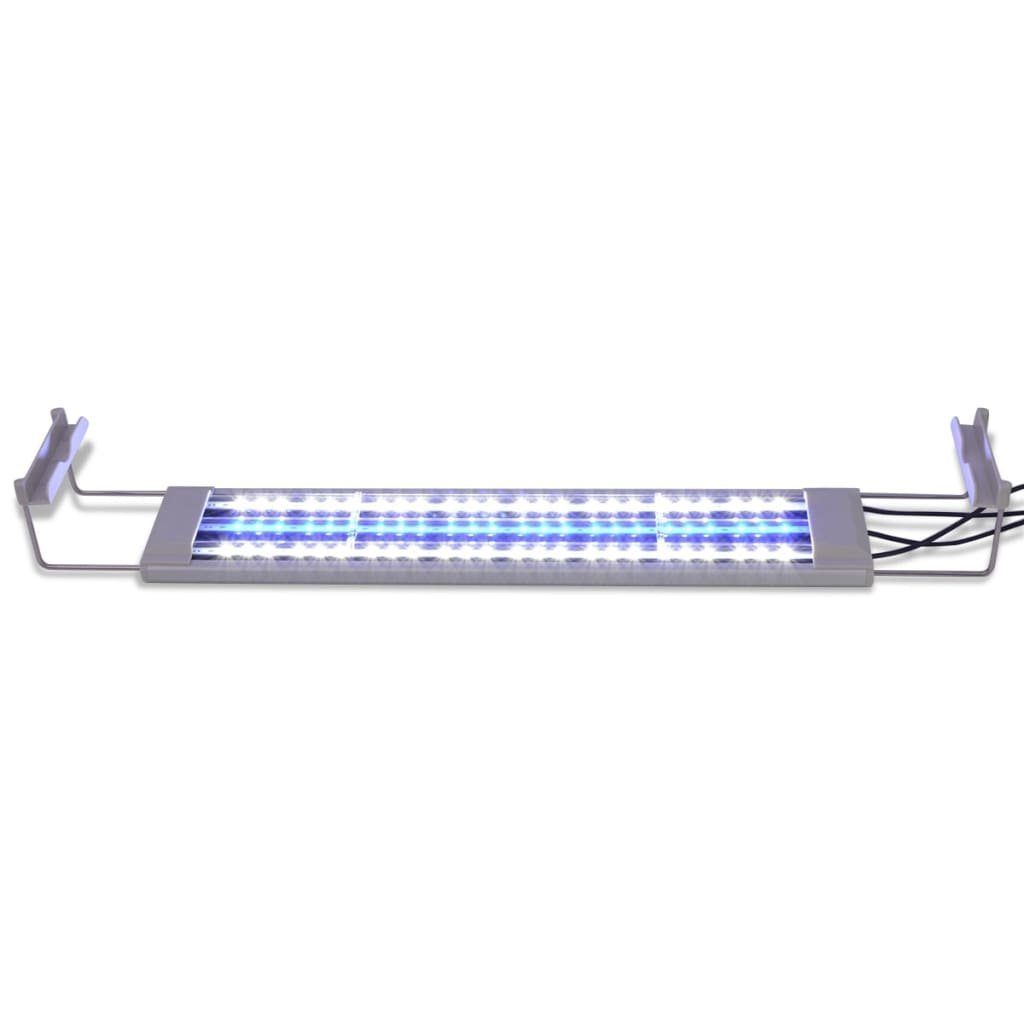 vidaXL LED Aquariumleuchte 50 - 60 cm Aquarium LED-Lampe 50-60 cm Aluminium IP67