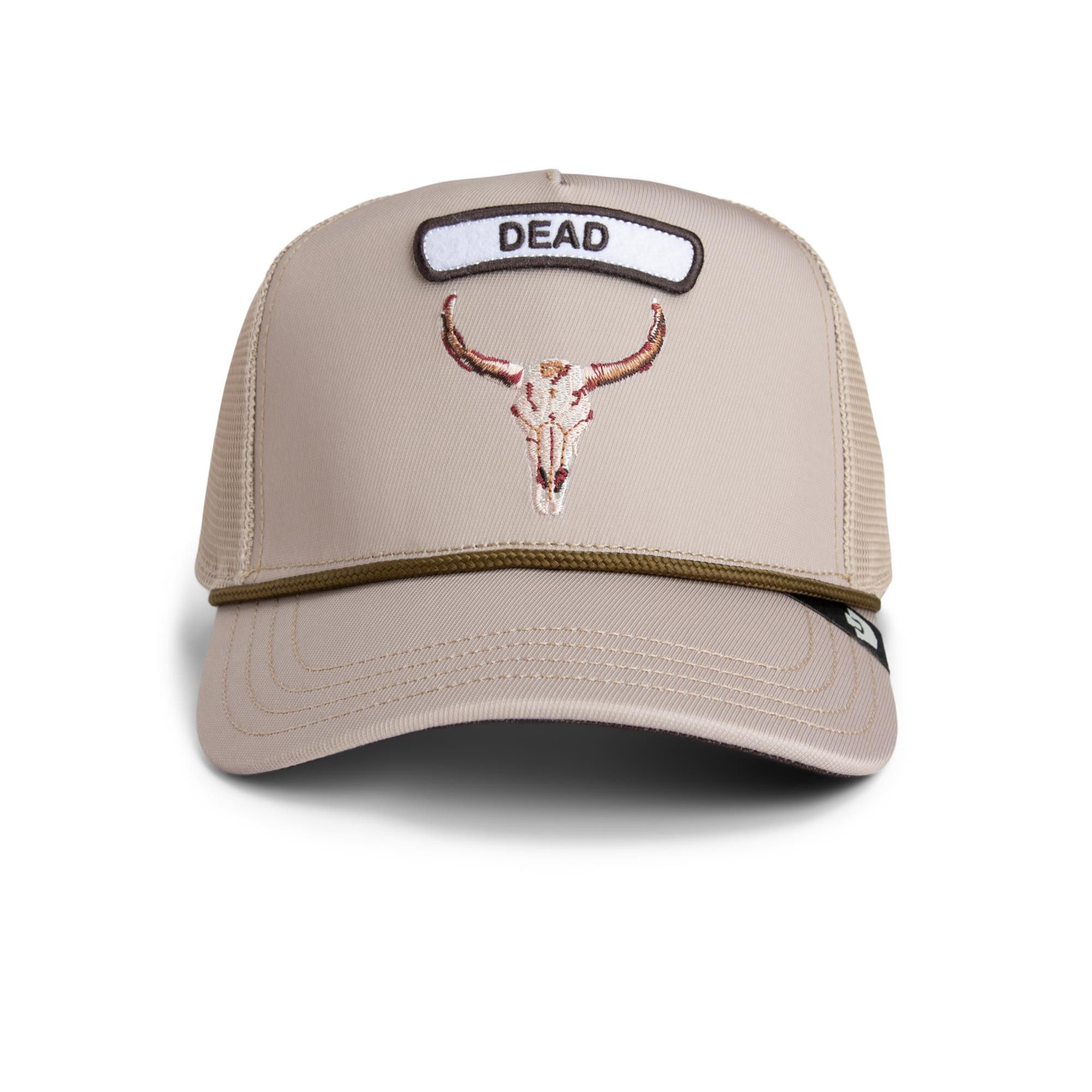 Trucker Cap Goorin Bros. GB2 Skull Trucker Cap - BISCUIT - Taupe