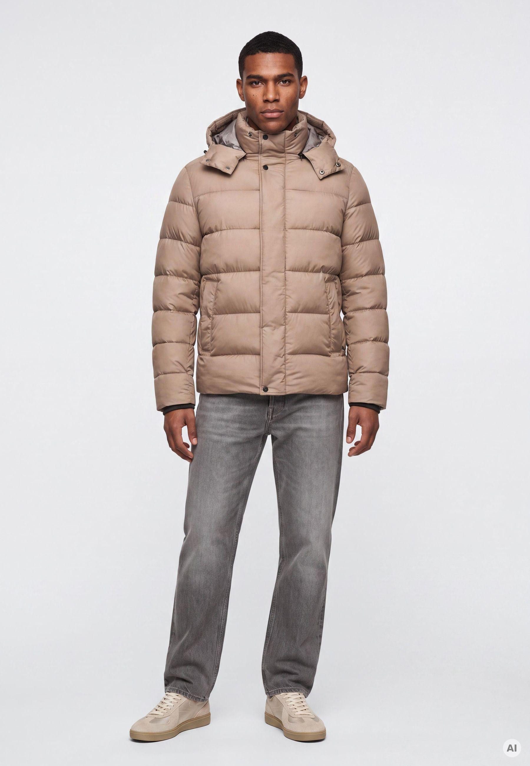 MILESTONE Steppjacke MSBrighton Herren Übergangsjacke Jacke gesteppt lockere Passform
