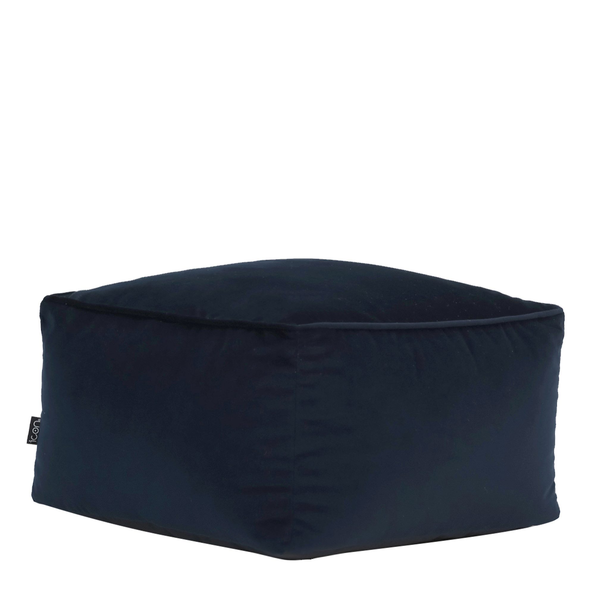 icon Pouf Sitzpouf aus Plüschsamt „Amara“ günstig online kaufen