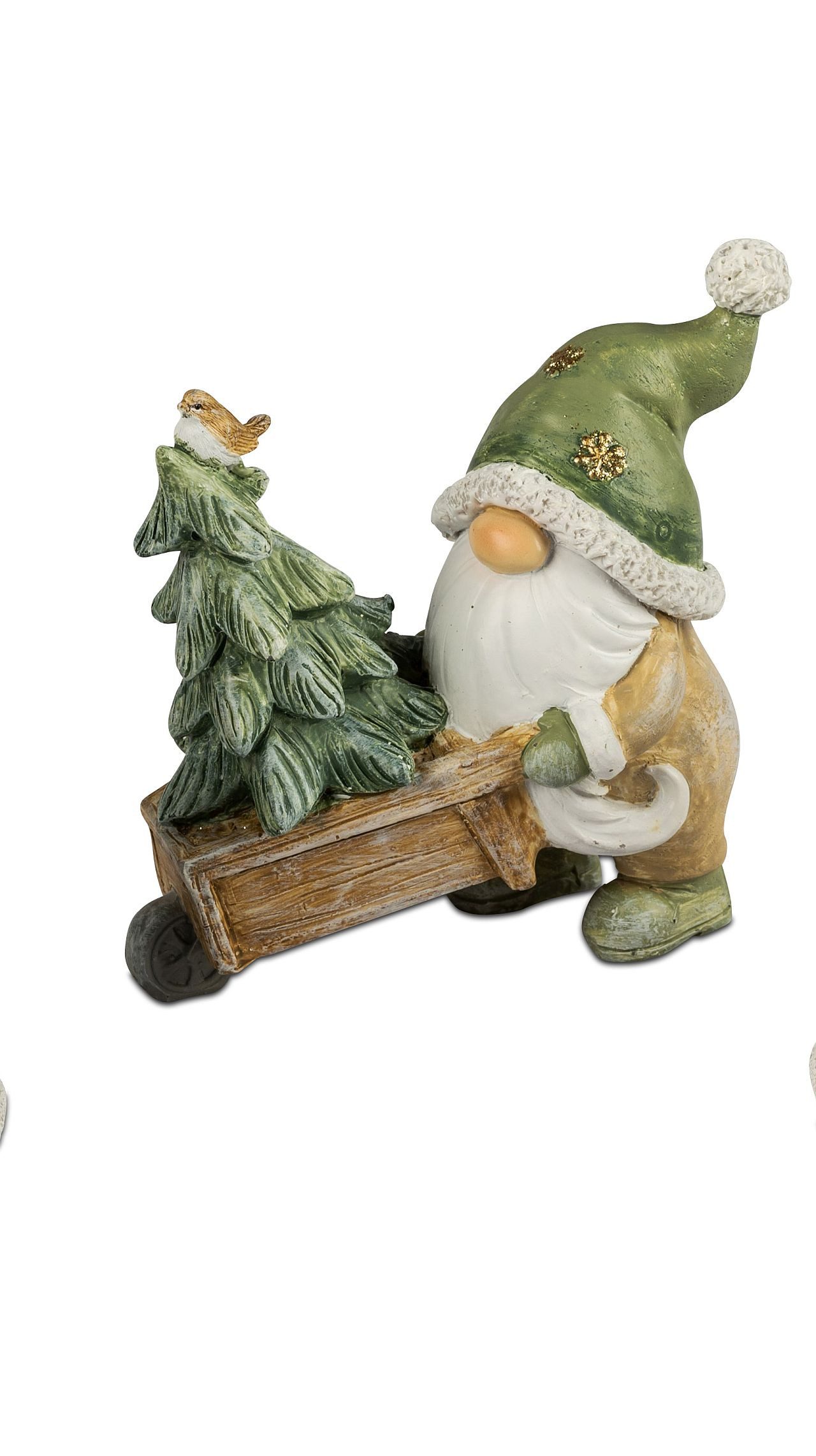 formano Dekofigur Wichtel Figur Schneemann Tannenbaum Geschenke H 12cm Weiß günstig online kaufen