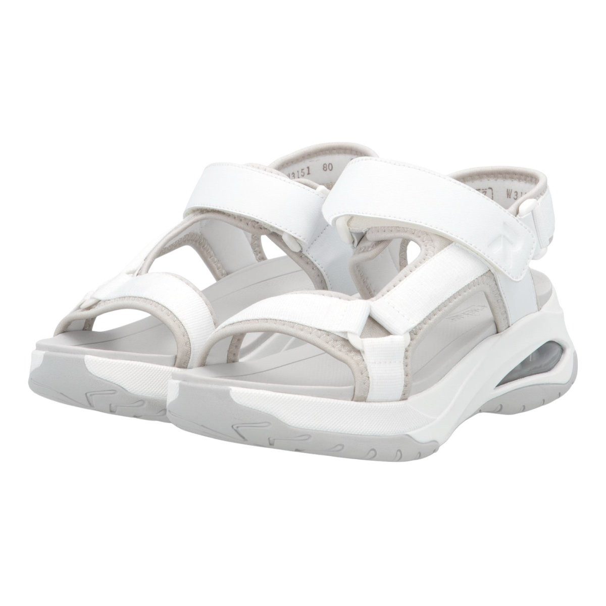 Rieker W3151 weiss Damen Sandale günstig online kaufen
