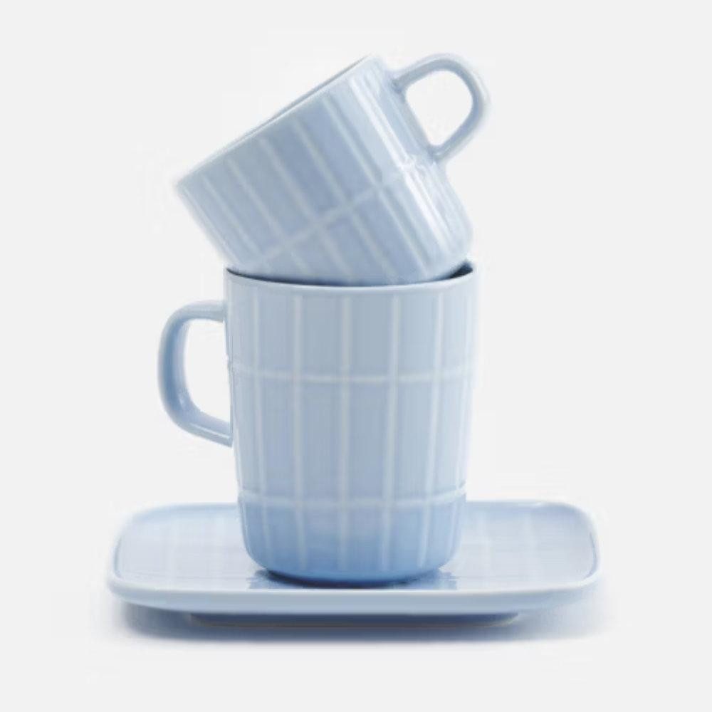 Marimekko Tasse Becher Oiva Tiiliskivi Light Blue (Klein)