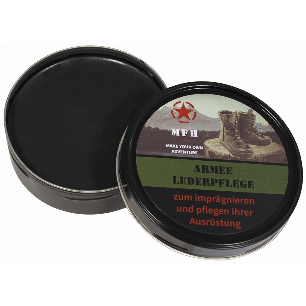 MFH MFH Schuhcreme "Army" schwarz 150 ml Dose - Pflege. Schuhcreme