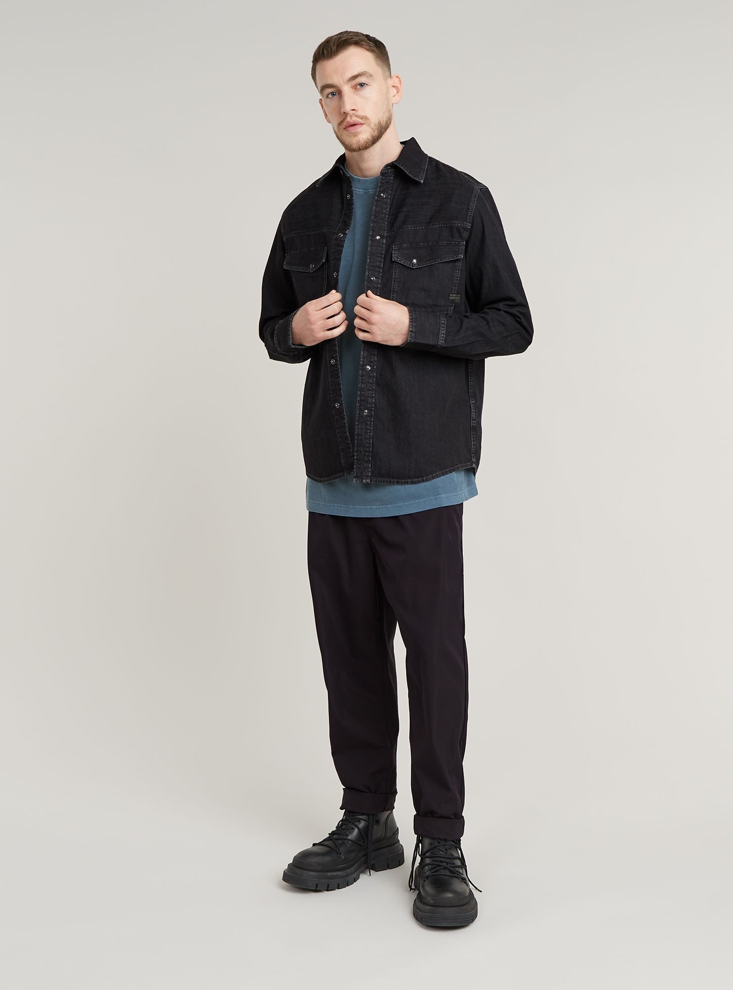 G-STAR T-Shirt Dakota Slim Denim Hemd