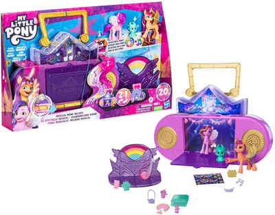 Hasbro Spielwelt My Little Pony Zaubermelodie Radio, mit Spielfiguren Sunny, Pipp und Sparky