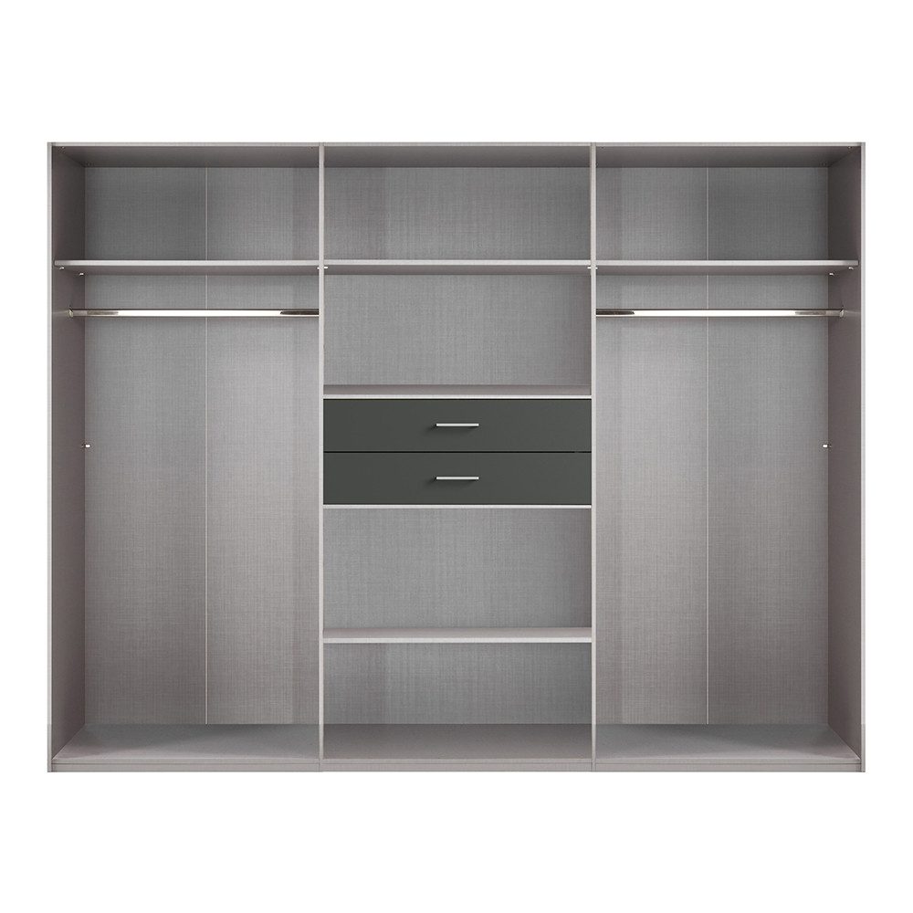 Lomadox Kleiderschrank DUNBAR-43 Drehtürenschrank 270cm, 8 Türen, 2 Schubla günstig online kaufen