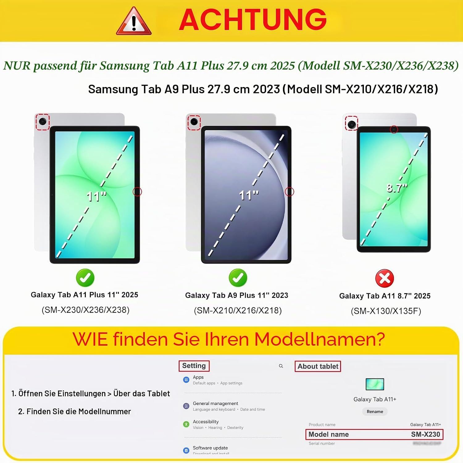 Fintie Tablet-Hülle für Samsung Galaxy Tab A11+ Plus 11" 2025 / Tab A9+ Plus 11 Zoll 2023 11 Zoll, Ultradünn Schutzhülle mit Translucent Rückseite in Matt-Optik – Bild 2 von 5
