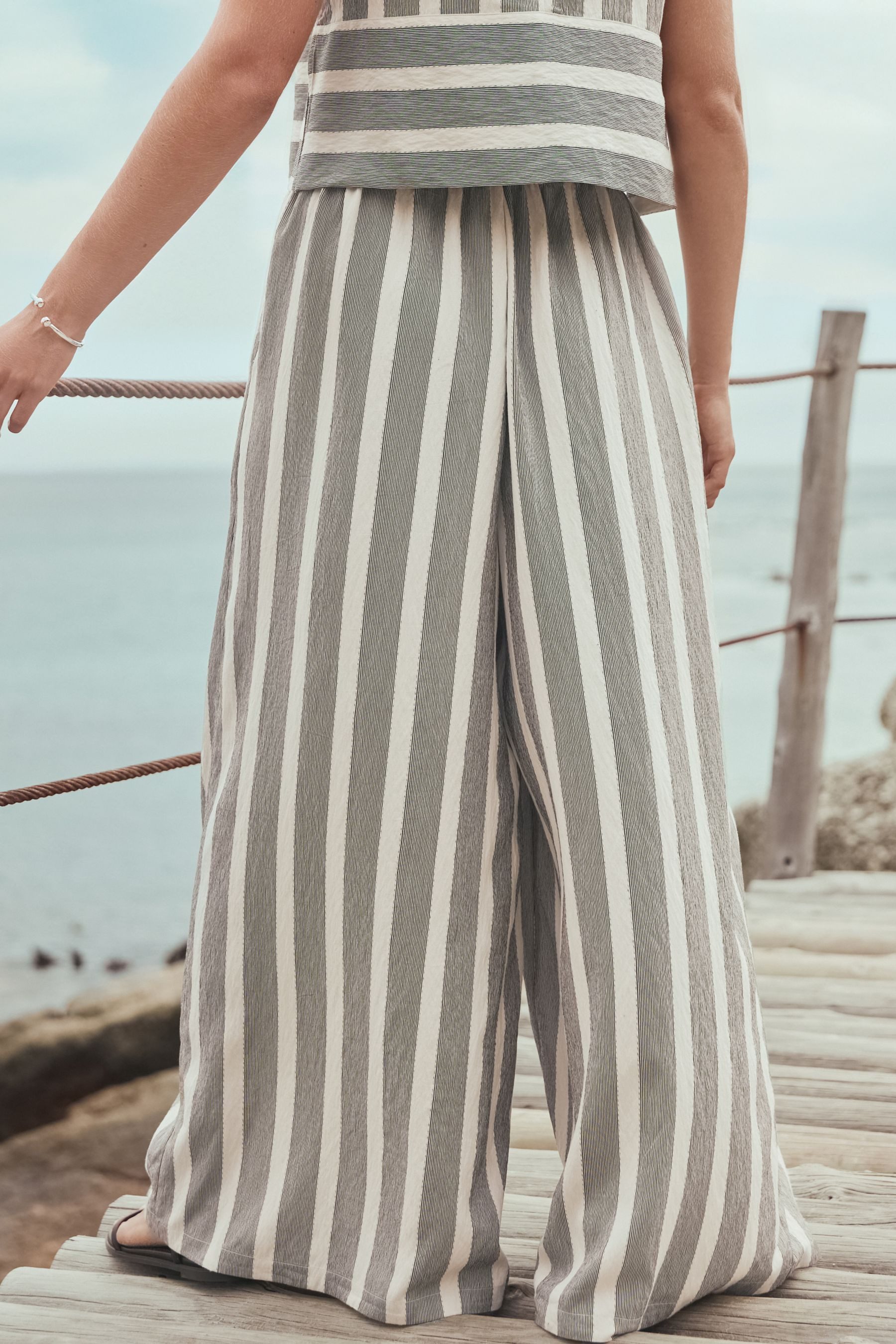 Next Palazzohose Hose mit weitem Bein (1-tlg)