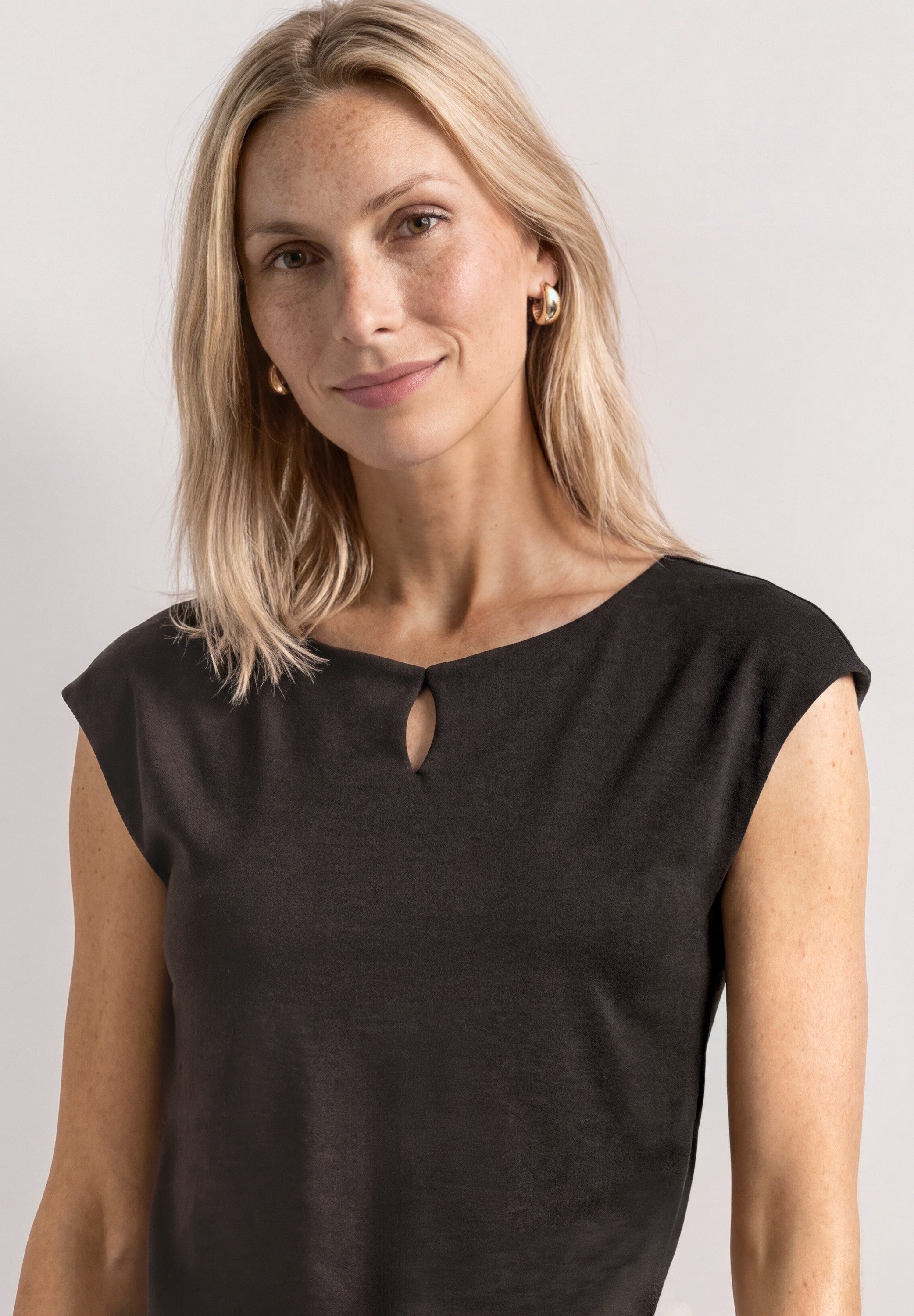 STREET ONE T-Shirt mit Cut-Out Detail
