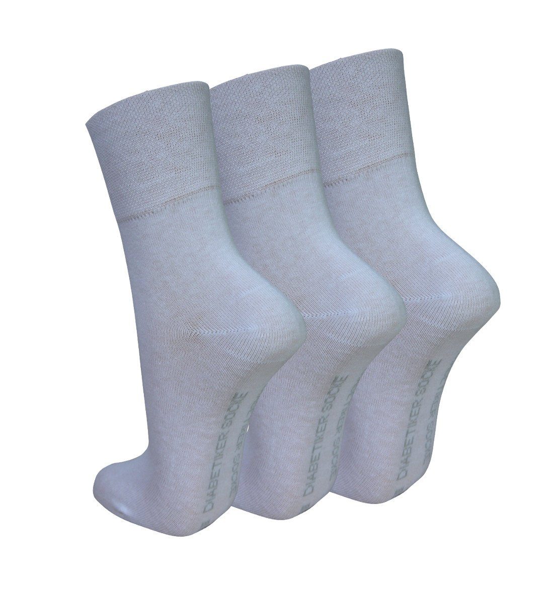 Diabetiker 6 Paar) geeignet, Strümpfe für Riese Diabetikersocken Paar (6- Socken
