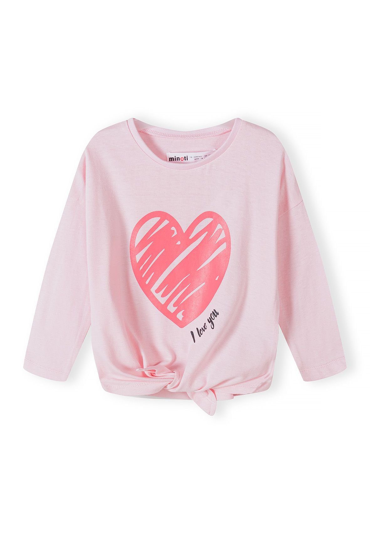MINOTI Langarmshirt Langarm-T-Shirt mit Knoten (1y-8y) günstig online kaufen