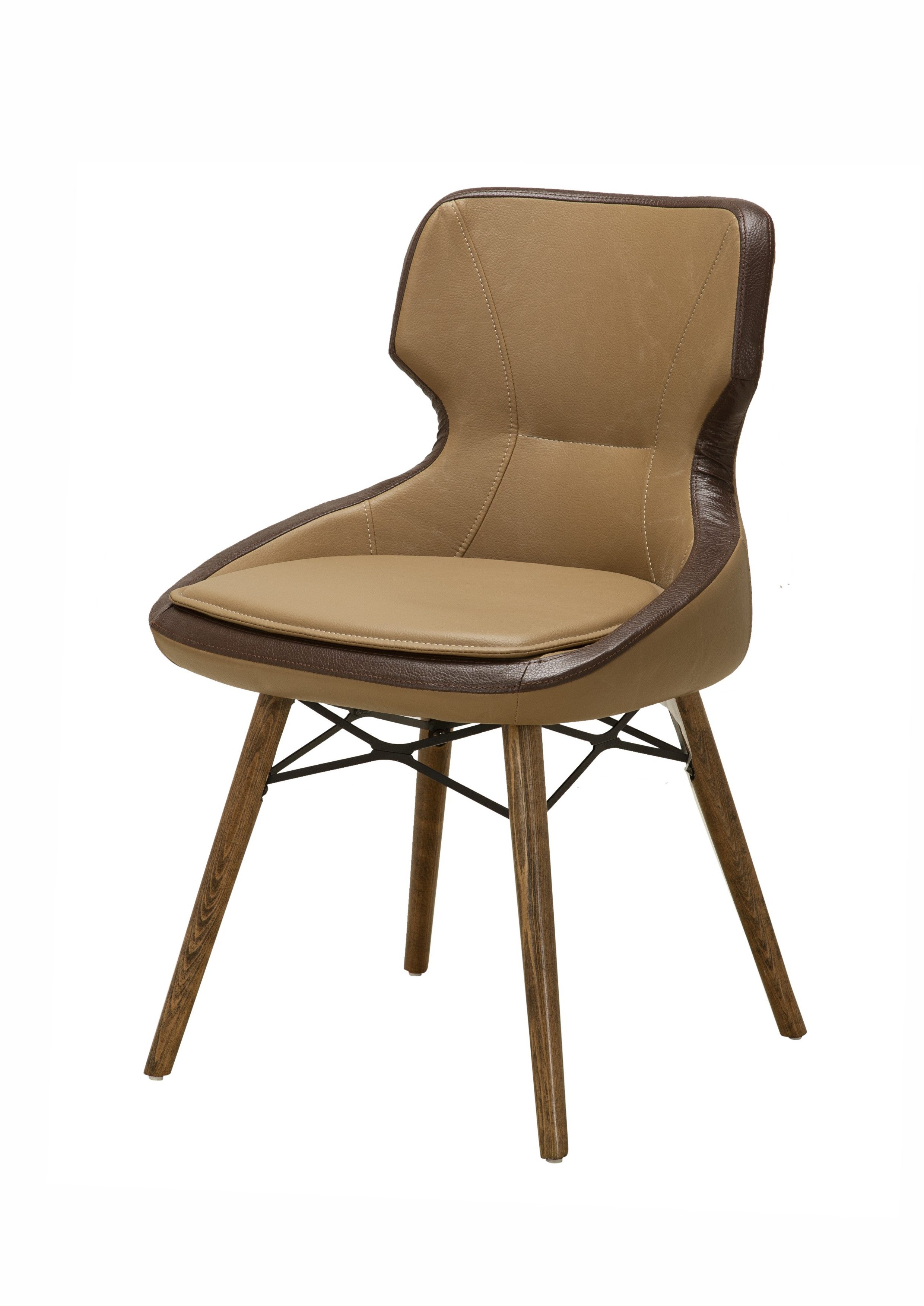 Stuhlmann Esszimmerstuhl Aria (631, 1 St), Stilvoller Stuhl mit Holzbeinen – Modernes Design