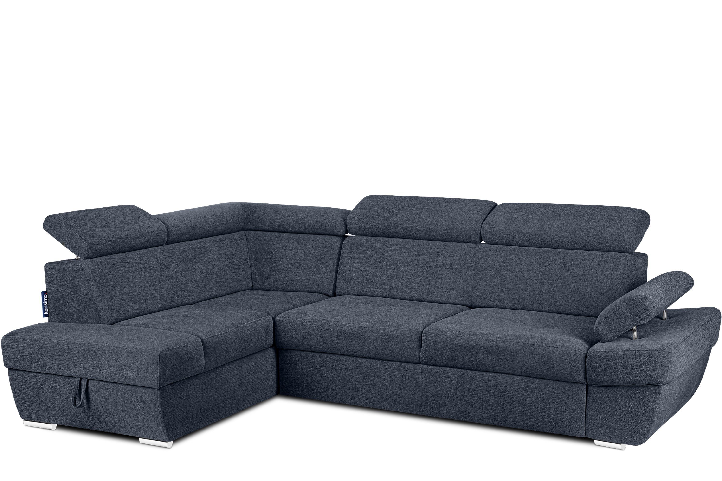 KONSIMO® Ecksofa RATLO Ecksofa, mit Bettfunktion günstig online kaufen
