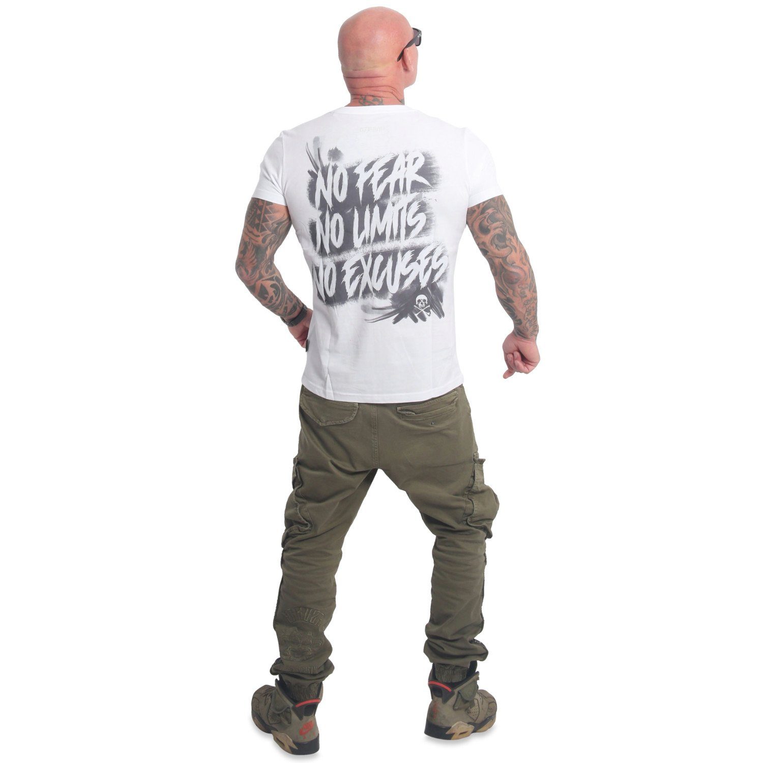 T-Shirt YAKUZA weiß Limits No