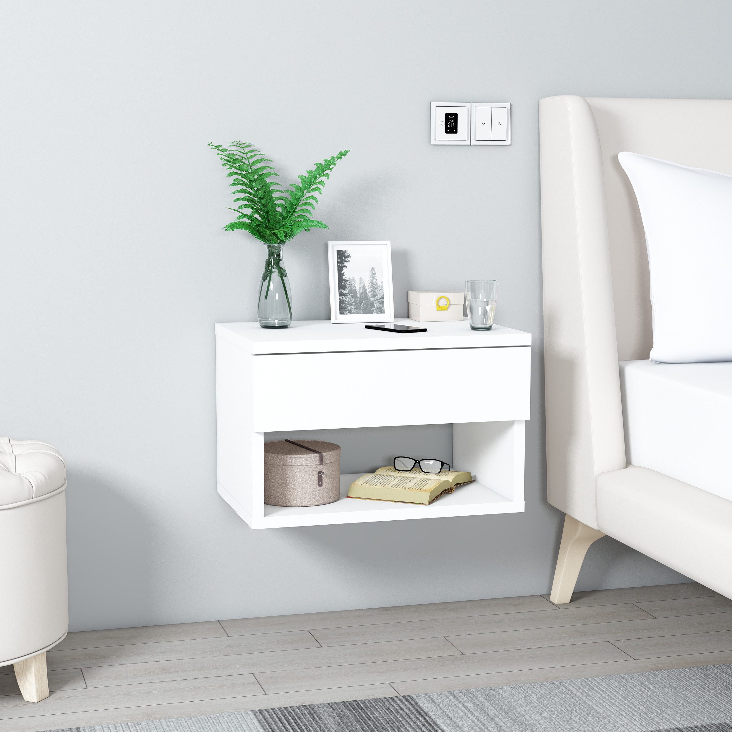 DEMA Home Nachttisch Hestia, Nightstand aus günstig online kaufen