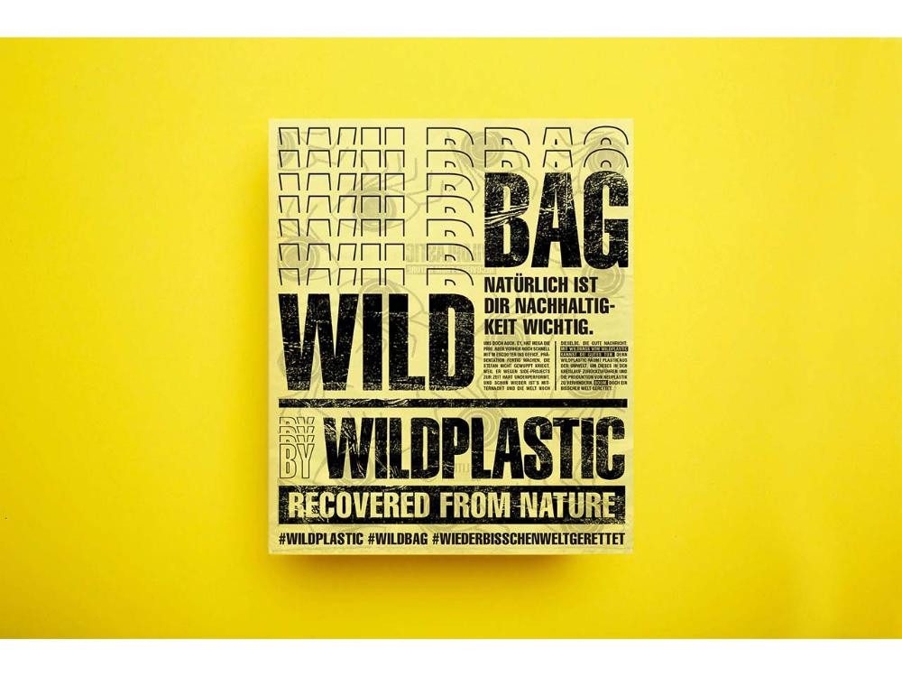 WILDPLASTIC Müllbeutel Wildplastic Müllbeutel 'Wildbag' 35 l, Schwerlast