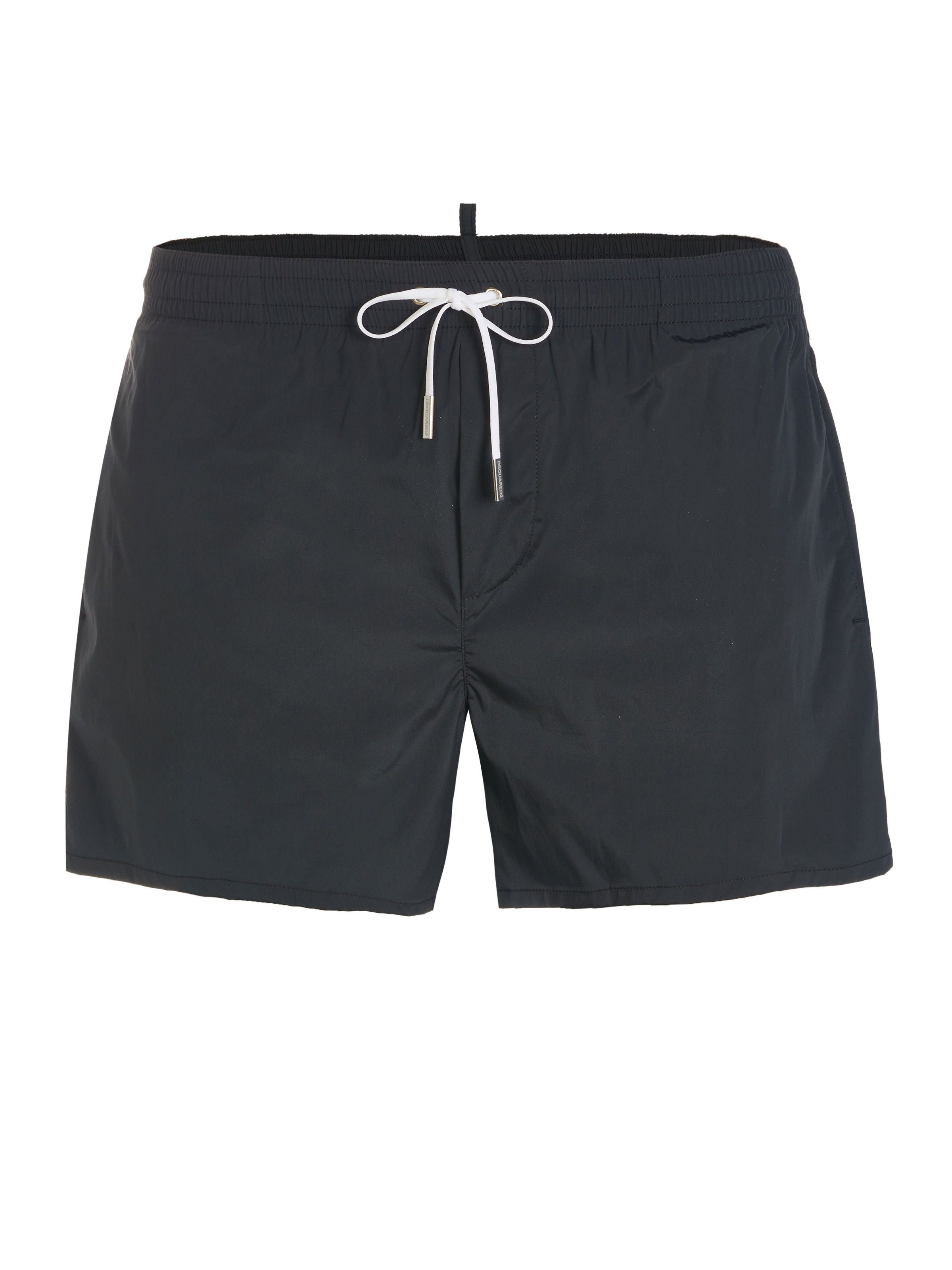 Dsquared2 Badeshorts Dsquared2 Badehose schwarz-weiss