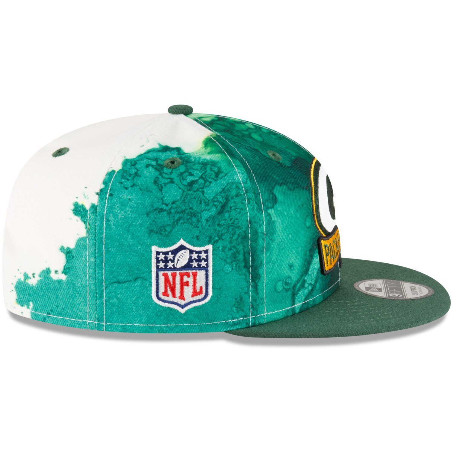 New Era Snapback grün Green Bay Cap Sideline Packers 9Fifty