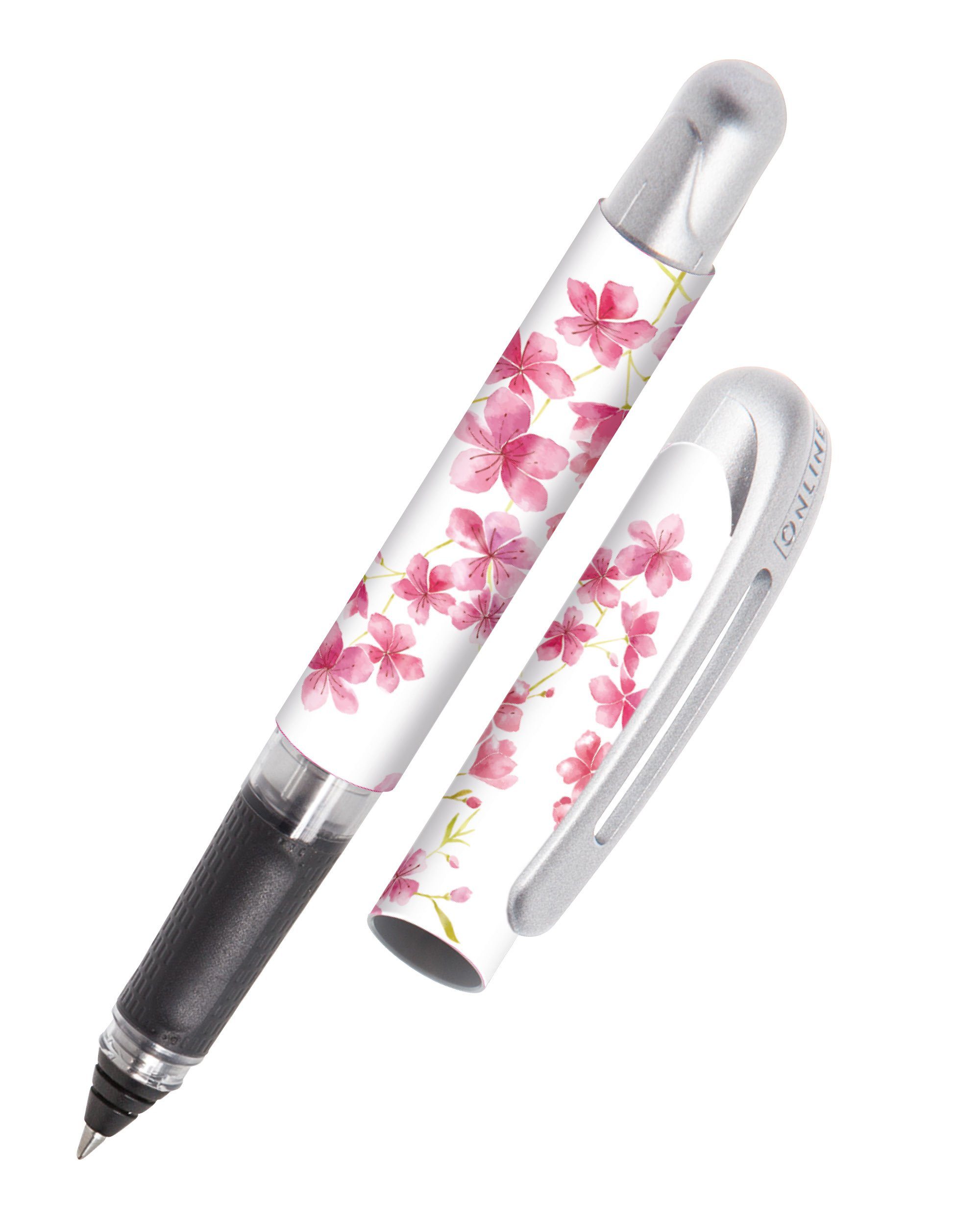 Online Pen Tintenroller College Tintenpatronen-Rollerball, ergonomisch, ideal für die Schule, hergestellt in Deutschland