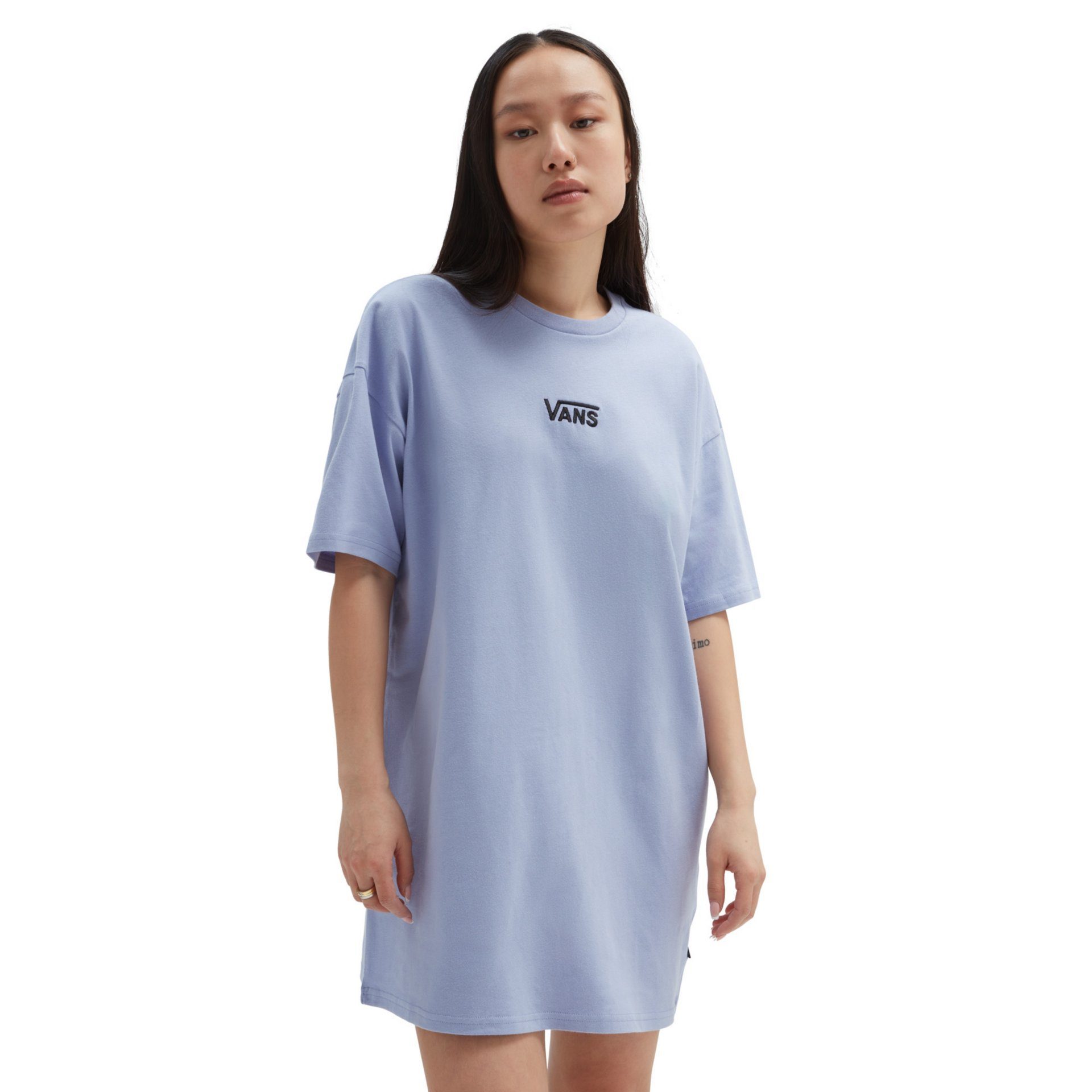 Vans Jerseykleid WM CENTER VEE TEE DRESS MUSIC ACADE mit Logostickerei