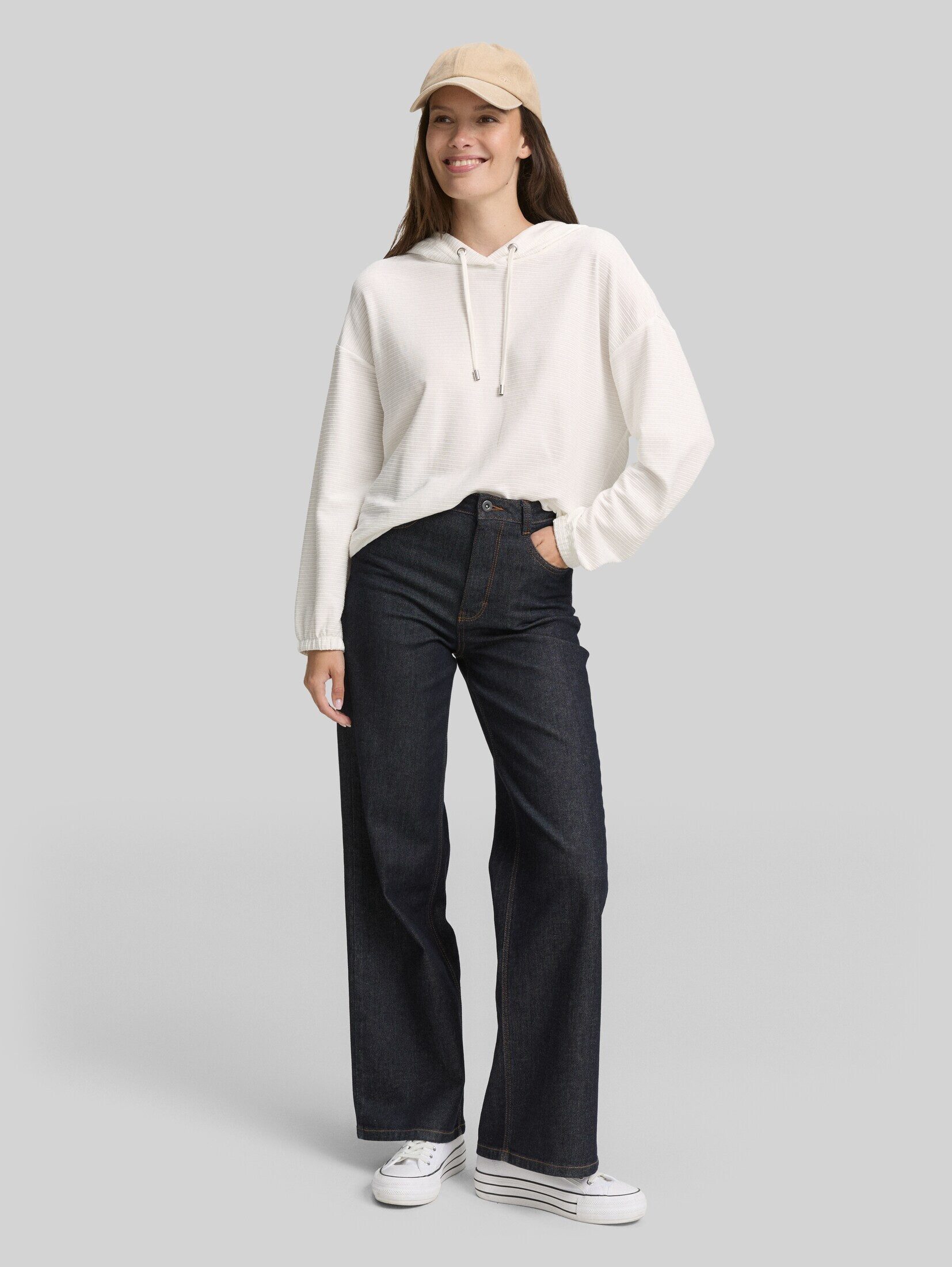 TOM TAILOR Langarmshirt T-Shirt Langarmshirt mit Kapuze