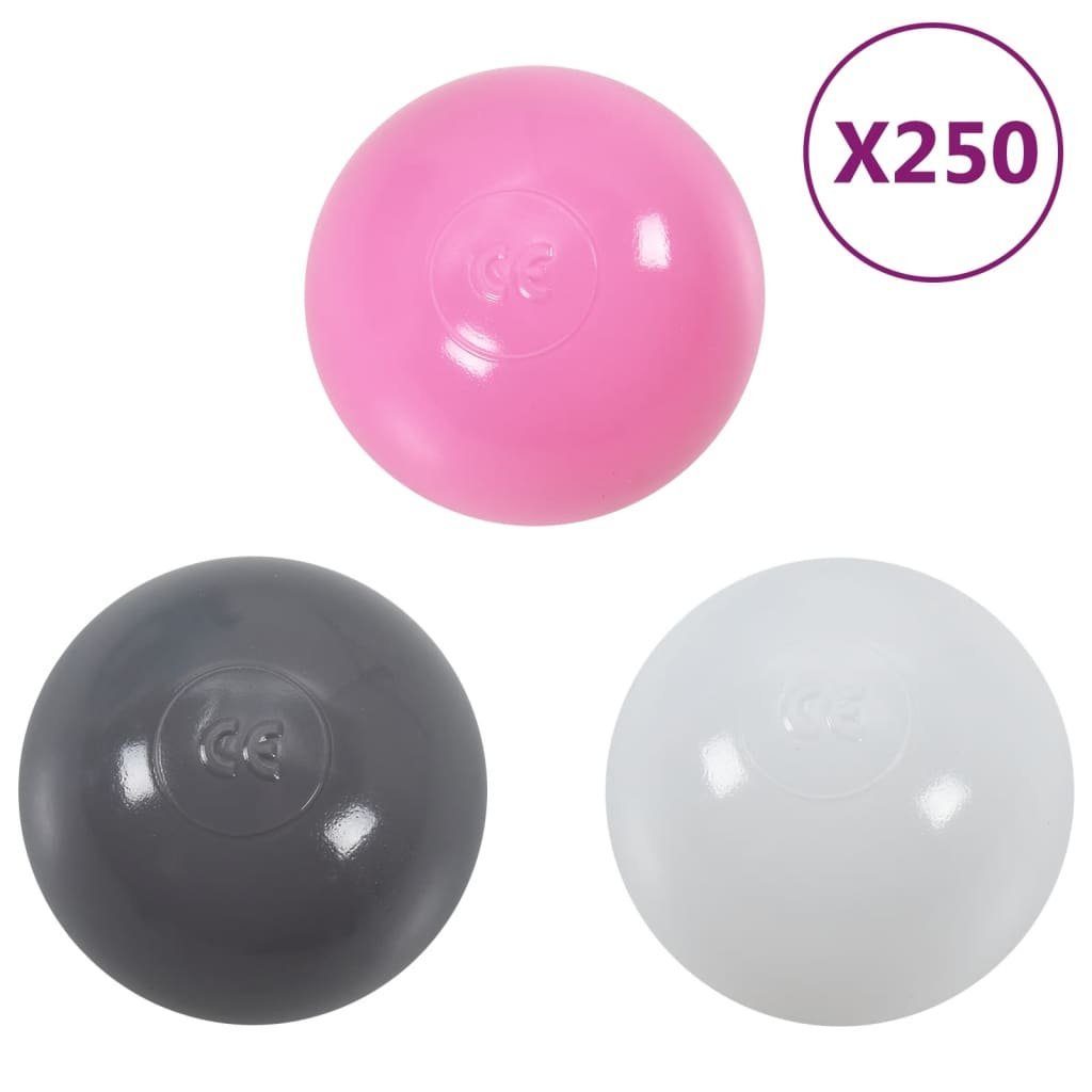 vidaXL Spielball Bälle für Bällebad 250 Stk. Mehrfarbig Rosa