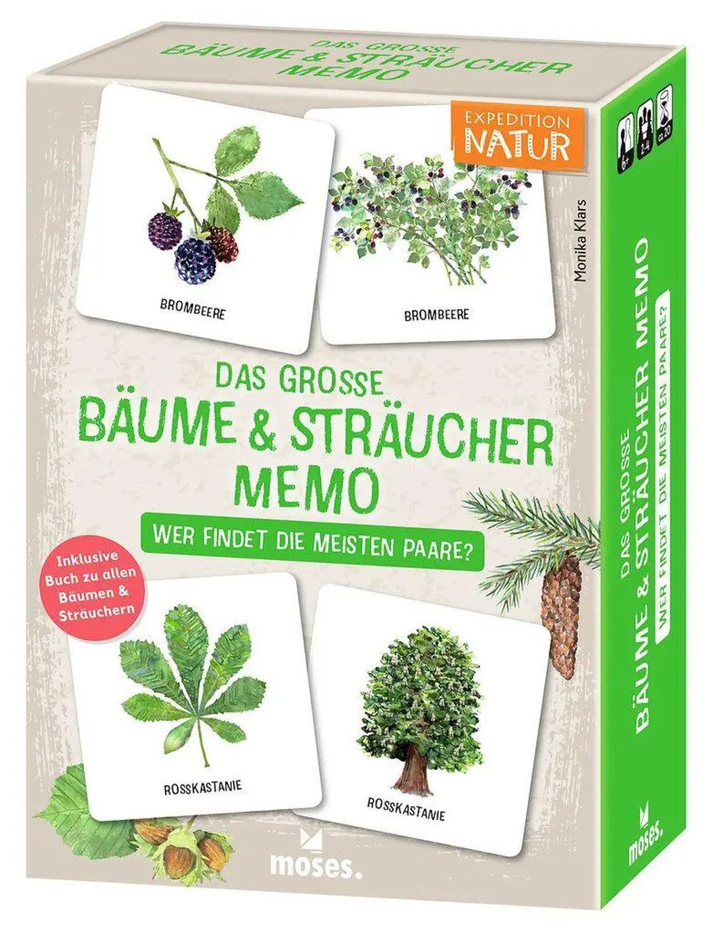 Moses. Verlag Spiel Das große Bäume & Sträucher Memo
