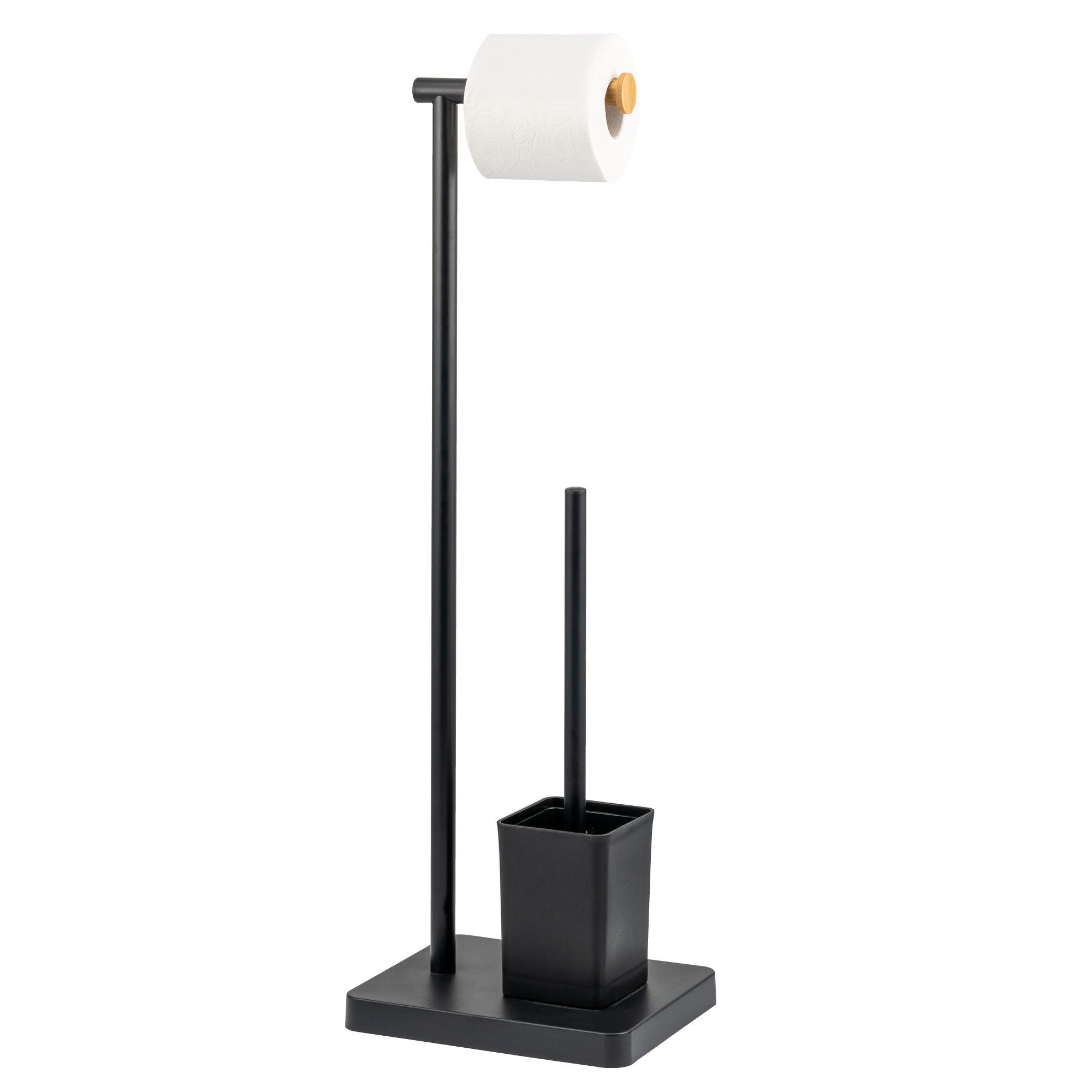 bremermann WC-Garnitur Stand-WC-Garnitur 2in1, WC-Bürste, WC-Rollenhalter, günstig online kaufen