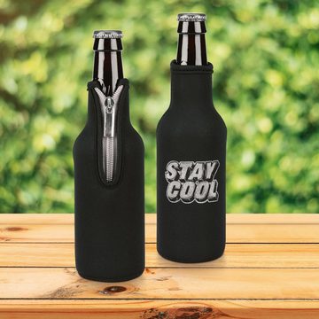 kwmobile Outdoor-Flaschenkühler 2x 330ml Flasche Flaschenkühler, für Bier und andere Getränke - Neopren Kühler