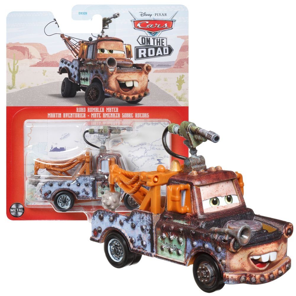 Disney Cars Spielzeug-Rennwagen Fahrzeuge Racing Style Disney Cars Die Cast 1:55 Auto Mattel Hook Road Rumbler