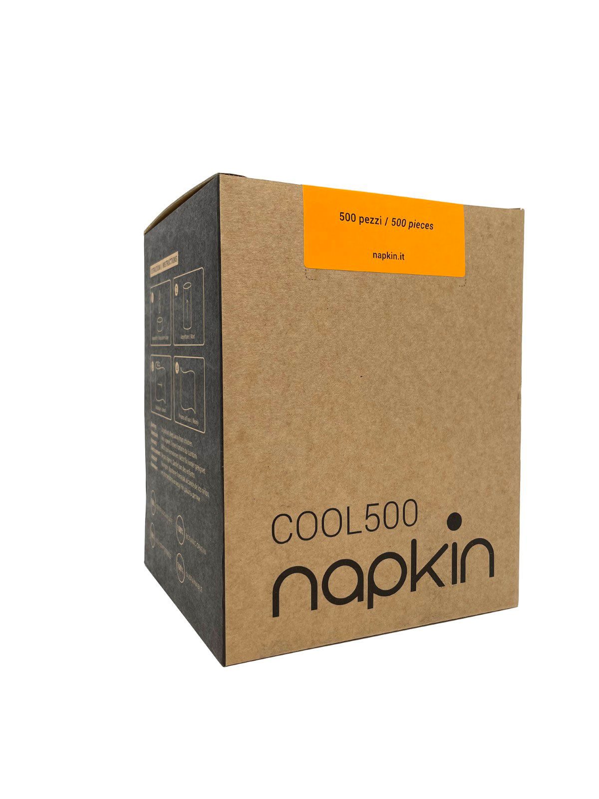 Napkin Gesichtsreinigungstuch napkin cool 500 komprimiertes reinigungstuch