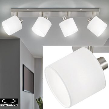 etc-shop LED Deckenspot, Leuchtmittel nicht inklusive, Deckenleuchte Spotleiste verstellbar Esszimmerleuchte Esszimmerlampe